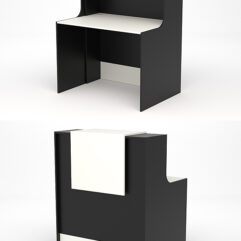 Ресепшн СТАЙЛ №2, Черный и Белый