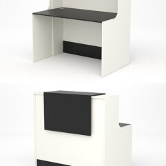 Ресепшн СТАЙЛ №3, Белый и Черный