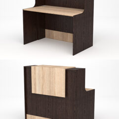 Ресепшн СТАЙЛ №3, Дуб Венге и Дуб Сонома