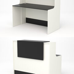 Ресепшн СТАЙЛ №4, Белый и Черный