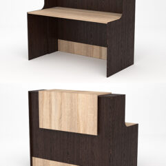 Ресепшн СТАЙЛ №4, Дуб Венге и Дуб Сонома