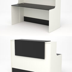 Ресепшн СТАЙЛ №5, Белый и Черный