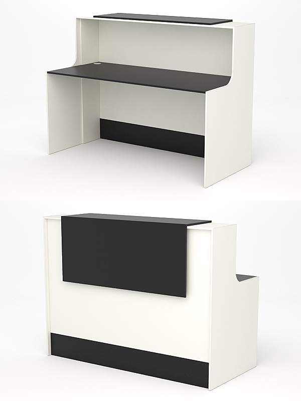 Ресепшн СТАЙЛ №5, Белый и Черный