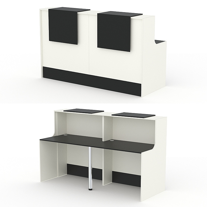 Комплект Ресепшнов СТАЙЛ №1, Белый и Черный