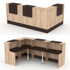 Комплект Ресепшнов СТАЙЛ №2, Дуб Сонома + Дуб Венге