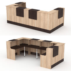 Комплект Ресепшнов СТАЙЛ №3, Дуб Сонома + Дуб Венге