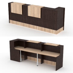 Комплект Ресепшнов СТАЙЛ №4, Дуб Венге и Дуб Сонома