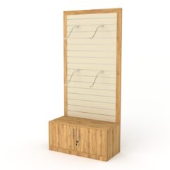 Стеллаж ПРОФИТ №2, Дуб Золотистый и Крем Вайс