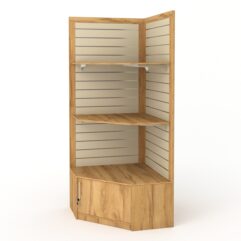 Стеллаж ПРОФИТ №4, Дуб Золотистый и Крем Вайс