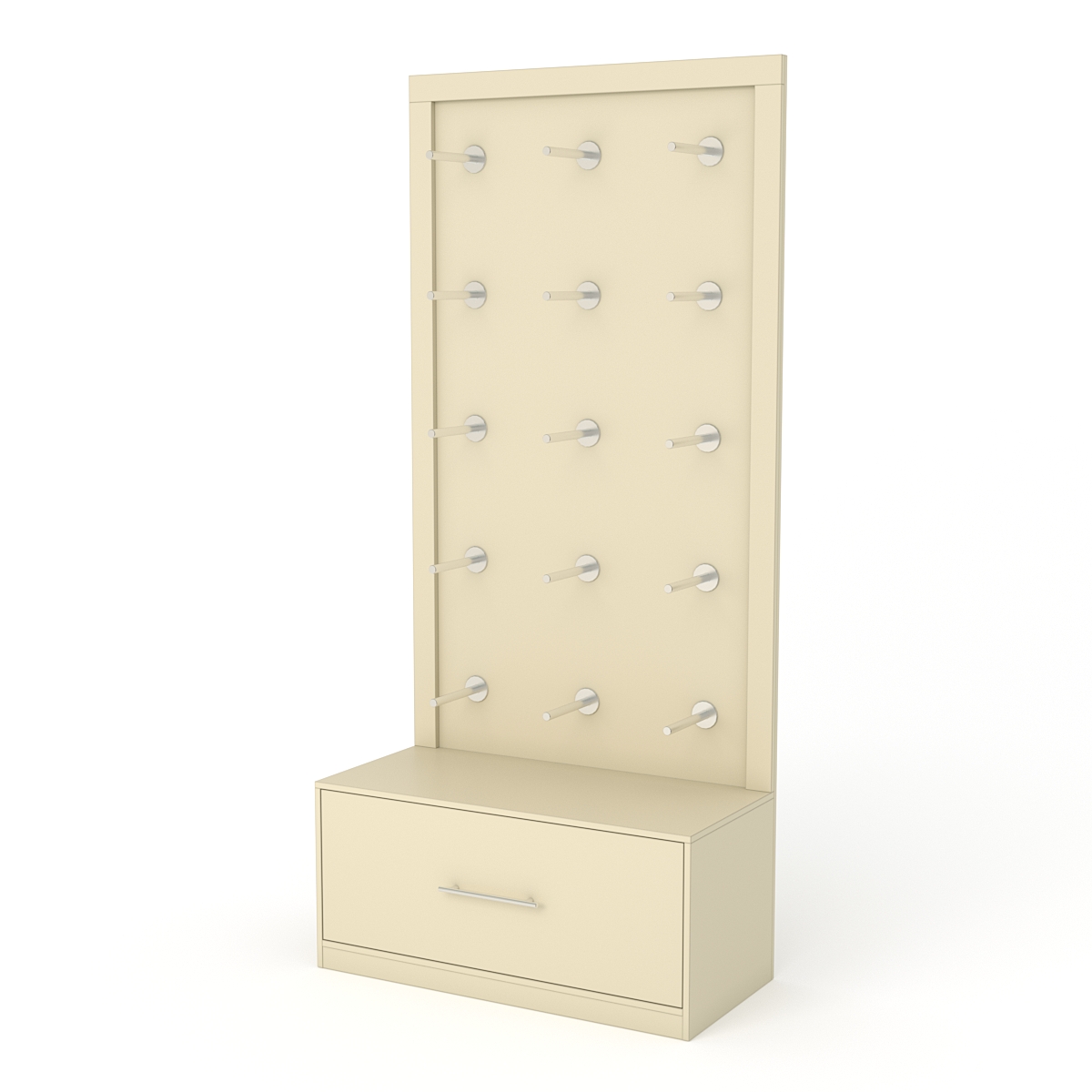 Стеллаж ПРОФИТ №5, Крем Вайс