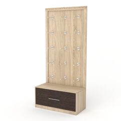 Стеллаж ПРОФИТ №5, Дуб Сонома + Дуб Венге