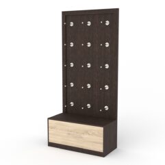 Стеллаж ПРОФИТ №5, Дуб Венге и Дуб Сонома