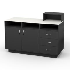 Кассовый стол №3, Черный и Белый