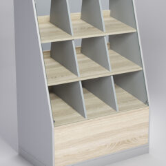 Прилавок для конфет и орехов №3, Дуб Сонома с серым