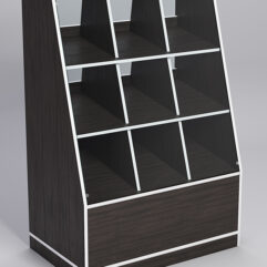 Прилавок для конфет и орехов №3, Дуб Венге, кромка белая