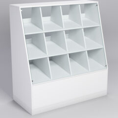 Прилавок для конфет и орехов №4, Белый