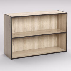 Стеллаж КОНСТРУКТОР №3-1, Дуб Сонома, кромка Дуб Венге
