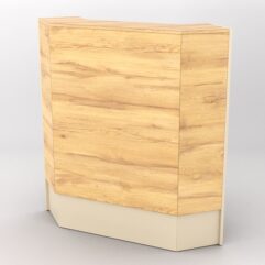 Ресепшн Ультра №9Б, Крем Вайс и Дуб Золотистый