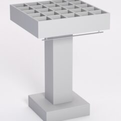 Стойка для галстуков №1, Серый