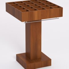 Стойка для галстуков №1, Орех