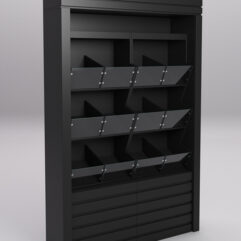 Комплект стеллажей РОВЕЛЬ №1, Черный