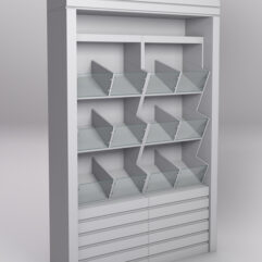 Комплект стеллажей РОВЕЛЬ №1, Серый