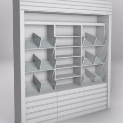 Комплект стеллажей РОВЕЛЬ №2, Серый