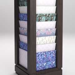 Стеллаж из ДСП для одежды,тканей и штор №5, Дуб Венге