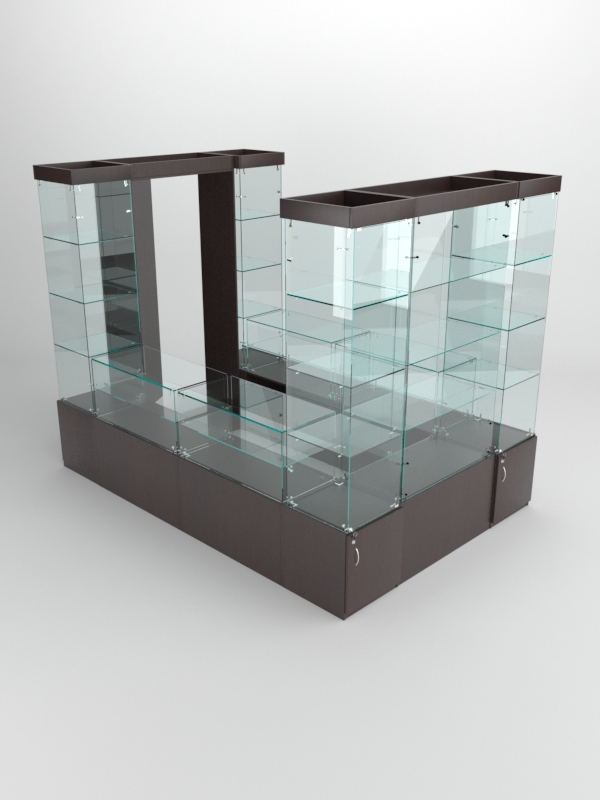 Павильон торговый Истра островной №7а, Дуб Венге