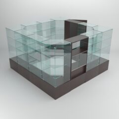 Павильон торговый Истра островной №5б, Дуб Венге