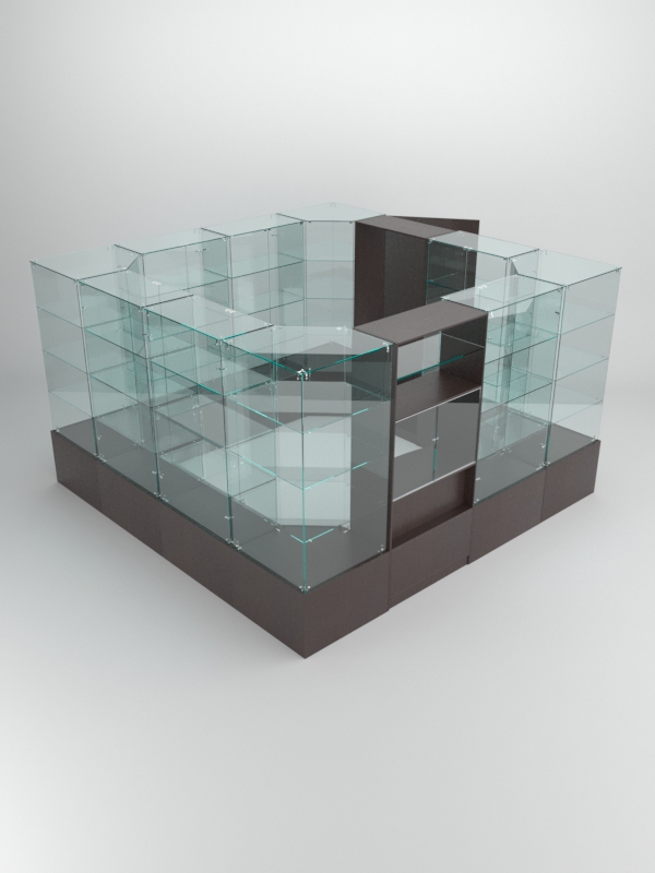 Павильон торговый Истра островной №5б, Дуб Венге