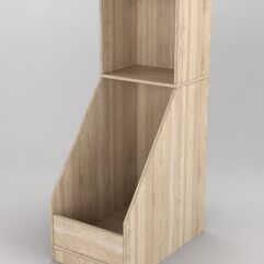 Комплект модулей №1А для автомобильных дисков и шин R13, Дуб Сонома