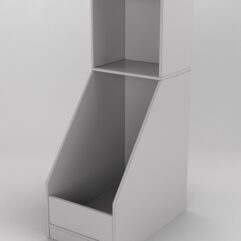 Комплект модулей №1А для автомобильных дисков и шин R13, Серый