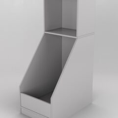 Комплект модулей №2А для автомобильных дисков и шин R14, Серый