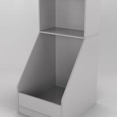 Комплект модулей №7А для автомобильных дисков и шин R19, Серый