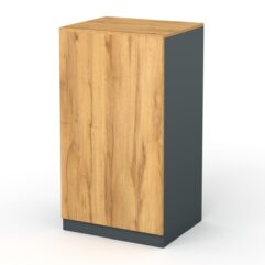 Прилавок КС №6Б, Темно-серый и Дуб Золотистый