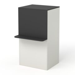 Прилавок КС №7Б, Белый и Черный