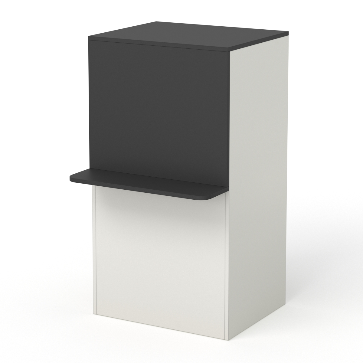 Прилавок КС №7Б, Белый и Черный