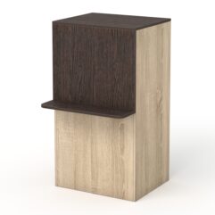 Прилавок КС №7Б, Дуб Сонома + Дуб Венге