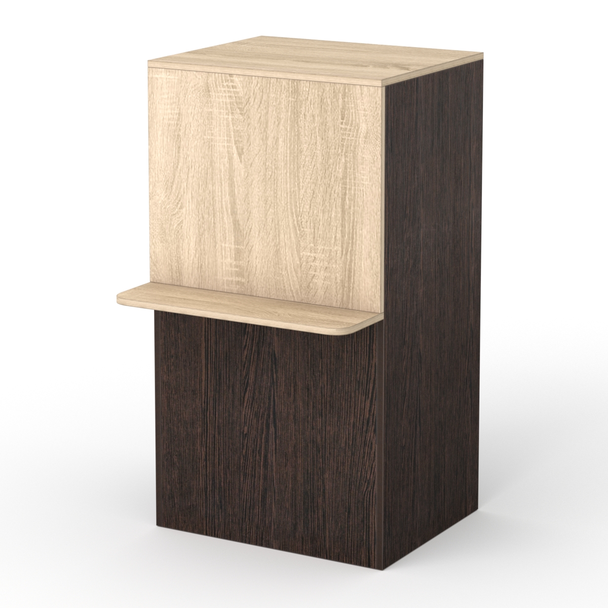 Прилавок КС №7Б, Дуб Венге и Дуб Сонома