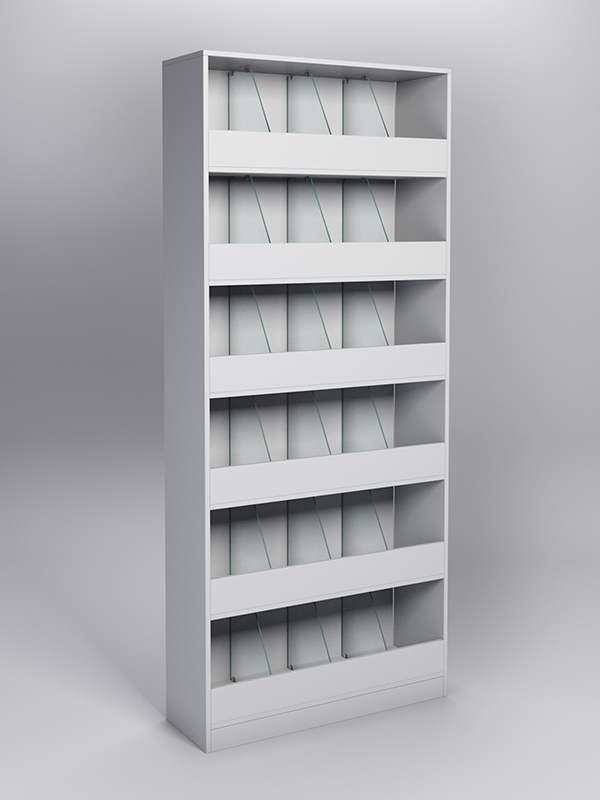 Стеллаж для сыпучих товаров №1, Серый