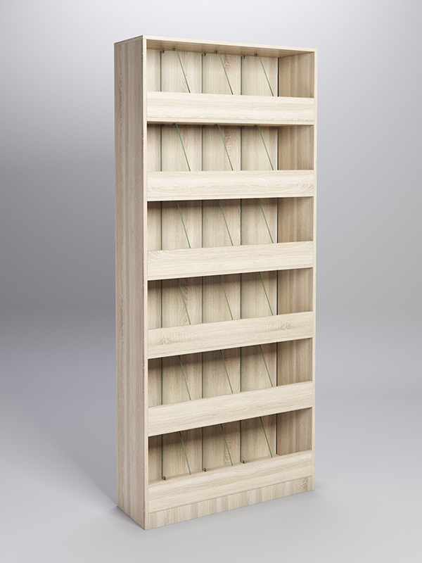 Стеллаж для сыпучих товаров №1, Дуб Сонома