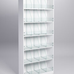 Стеллаж для сыпучих товаров №1А, Белый