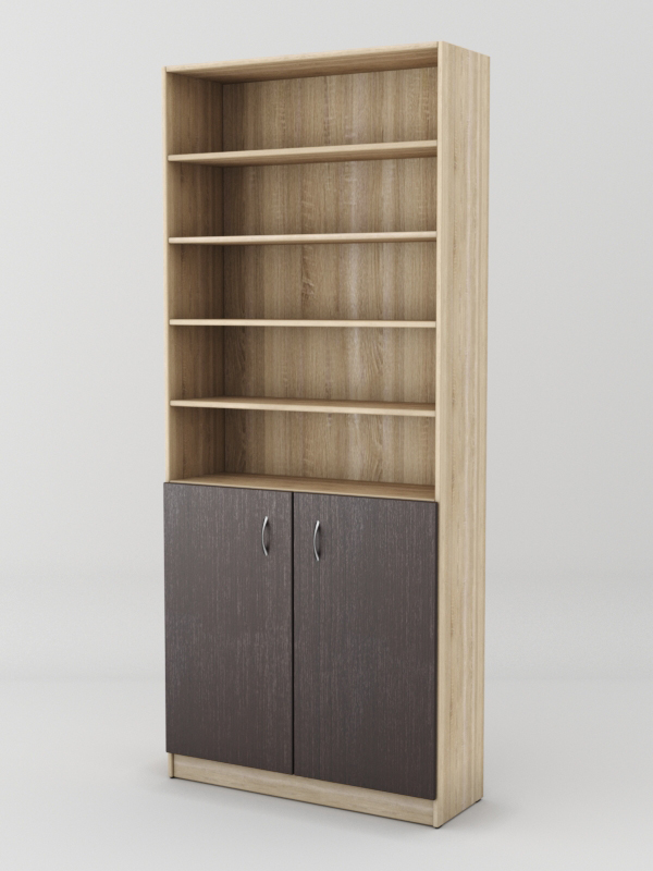 Стеллаж для чая и кофе №1, Дуб Сонома + Дуб Венге