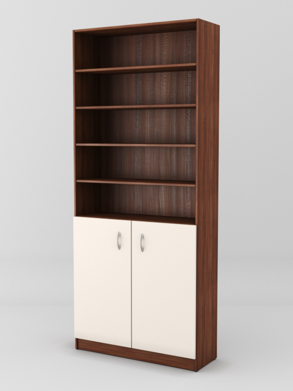 Стеллаж для чая и кофе №1, Орех + Крем Вайс