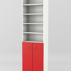 Стеллаж для чая и кофе №2, Белый + красный