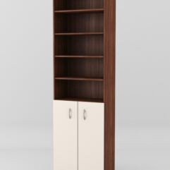 Стеллаж для чая и кофе №2, Орех + Крем Вайс