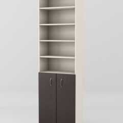 Стеллаж для чая и кофе №2, Крем Вайс + Дуб Венге