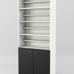 Стеллаж для чая и кофе №3, Белый+Черный