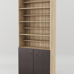 Стеллаж для чая и кофе №3, Дуб Сонома + Дуб Венге